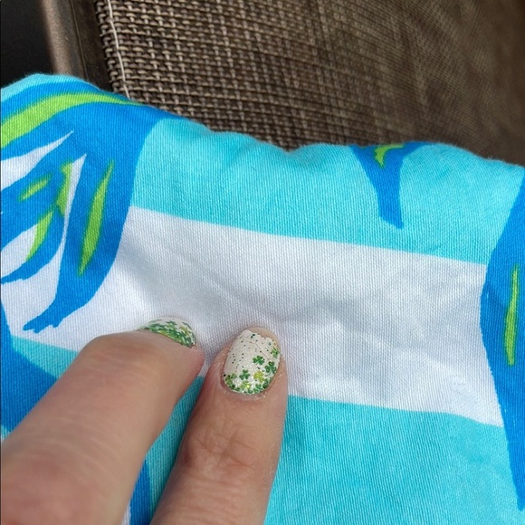 Lilly Pulitzer Serena Dress Shorley Blue Tossing The Line - Picture 11 of 13